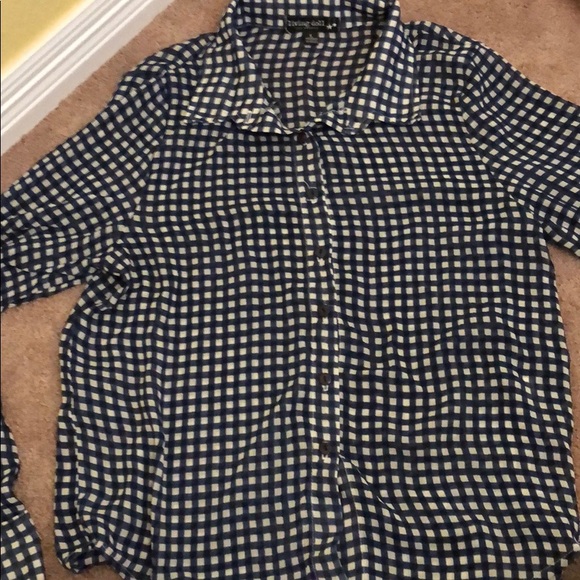 Tops - Plaid Blouse